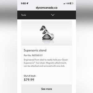 Dyson Supersonic Stand